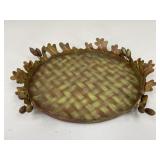 Round Top Collection Metal Tray