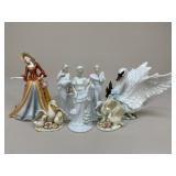 Ceramic & Porcelain Figures|7 pc