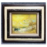 Original Painting on Canvas Signed Engal