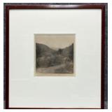 Black Cactus, Road to Oaxaca S/N Print by B. Riley