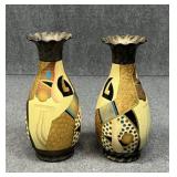 Pair of Unique Vases