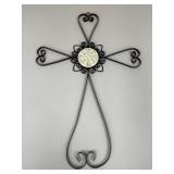Metal & Resin Cross Decor