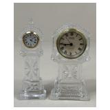 Pair Of Crystal Legends Clocks