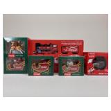 Coca-Cola Christmas Decor Figures NIB|5 pc