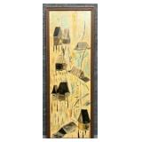 Original Painting on Banana Leaf Panel