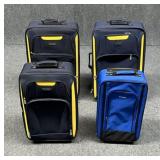 Rolling Luggage: Nautica + / 4 pc