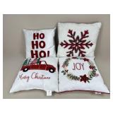 Decorative Christmas Pillows / 4 pc