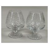 Pair Of Royal Doulton Brandy Glasses