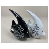 Ceramic Angel Fish / 2 pc