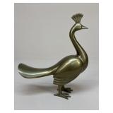 Brass Peacock Figure