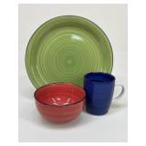 Gibson Home Stoneware Dish Set|24 pc