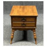 Colonial Style Wood End Table