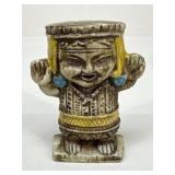 Vintage Ceramic 'Happiness God' Figure