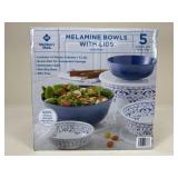 Memberï¿½s Mark Melamine Bowls W/ Lids NIB