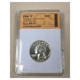 1960 Washington Quarter Proof Silver