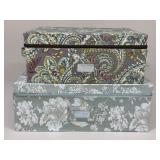 Nina Home Canvas Storage Boxes|2 pc