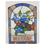 Stained Glass Floral Pane