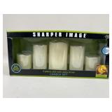 Sharper Image 5 Piece LED Candles NIB