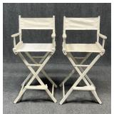 Gold Medal Bar Height Director's Chairs / 2 pc