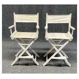 Gold Medal Counter Height Director's Chairs / 2 pc