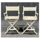 Gold Medal Counter Height Director's Chairs / 2 pc