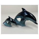Pair Of Poole England Dolphin Figures