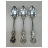 Towle Old Colonial Sterling Silver Teaspoons|3 pc