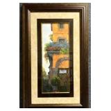 'Blooming Balcony' Print by Montserrat Masdeu