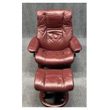 Reclining Arm Chair w / Ottoman