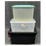 Sterilite Storage Containers / 3 pc