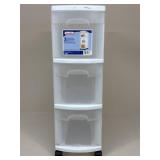 Sterilite 3-Drawer Cart