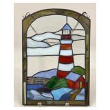 Stained Glass Lighthouse Pane