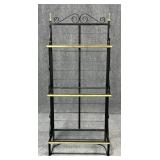 Baker's Rack w / Glass Shelves