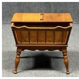 Wood Dough Box End Table