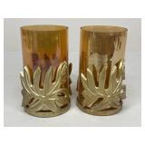 Pair Of Catherine Malandrino Candle Holders