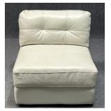 Chateau D'ax Armless Leather Chair-Italy
