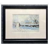 'The Magpie' Print by Claude Monet