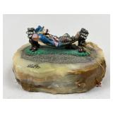 Ron Lee 'Hobo Clown In Hammock' Figure