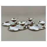 4 Royal Albert 'Old Country Roses' Luncheon Sets