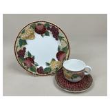 Pier 1 'Mosaic Fruit' Dishes - 12pc