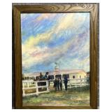 Original Oil Pastel Signed