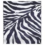 4X6 Zebra Nylon Rug