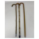 Wooden Canes / 3 pc
