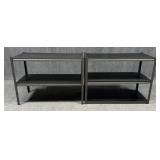 Metal Shelving / 2 pc
