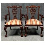 Pair of Chippendale Style Dining Chairs