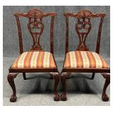 Pair of Chippendale Style Dining Chairs