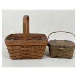 Longaberger Baskets / 2 pc
