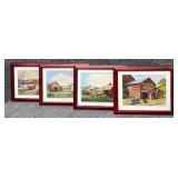 4/PC Country Prints by Kay Lamb Shannon