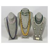 Costume Necklaces / 8 pc