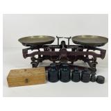 Vintage Balance Scale w/ Weights